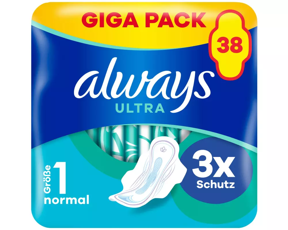 Always Binde mit Flügeln Ultra Normal 114 Stück