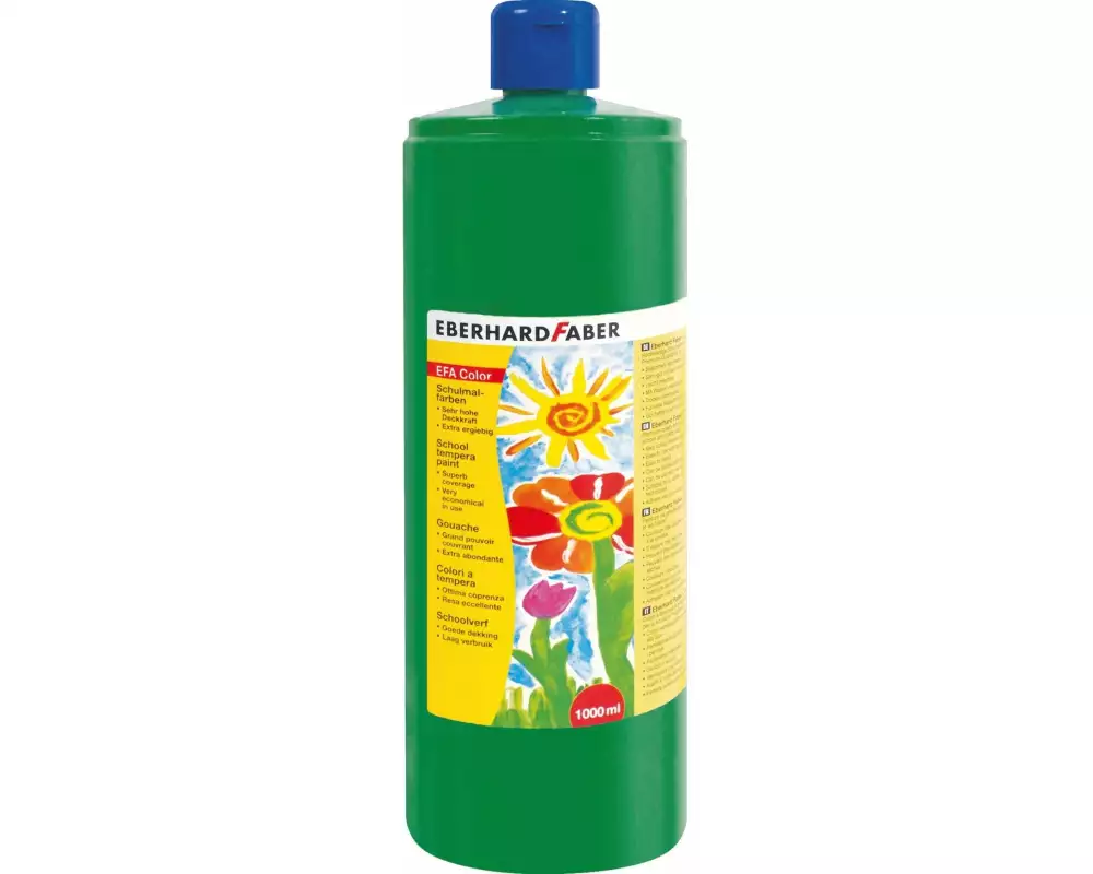 Eberhard Faber Temperafarben Efacolor, 1000 ml, Permanentgrün