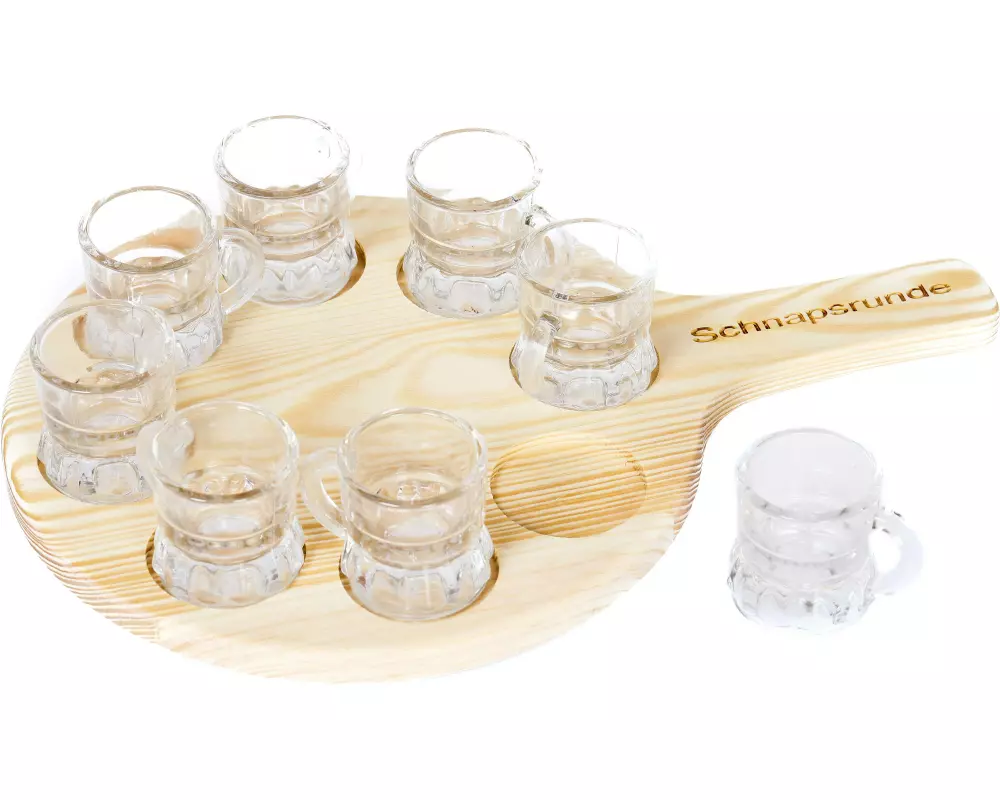 Trendcompany Schnapsgläser 21 cm, 8 Gläser