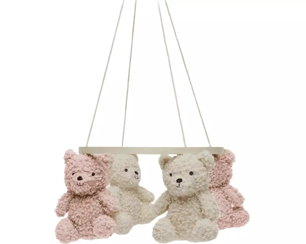 Jollein Mobile Teddy Bear Wild Rose / Naturel