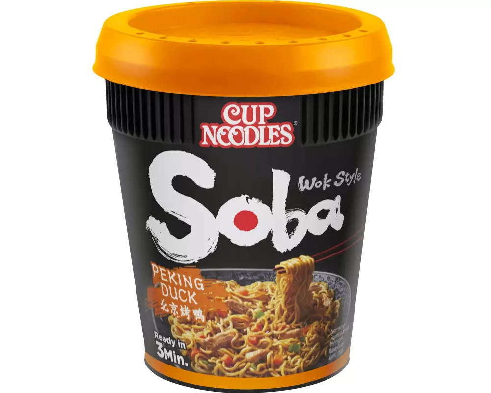 Nissin Food Becher Soba Cup Nudeln Peking Duck 87 g