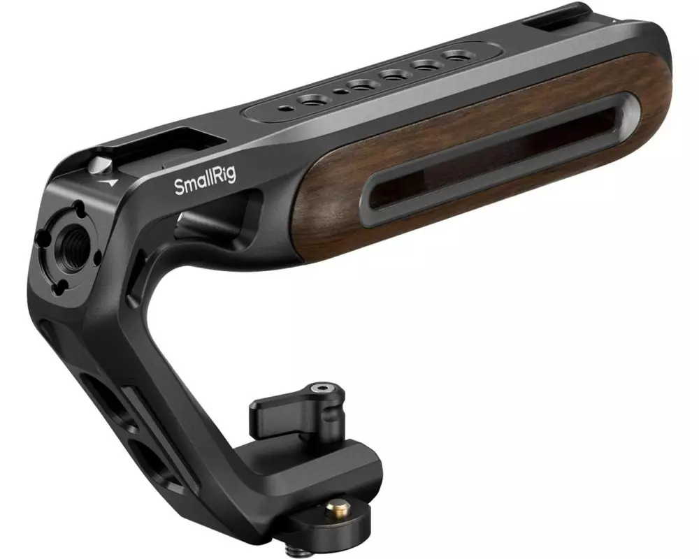 Smallrig Wooden Top Handle mit NATO Clamp