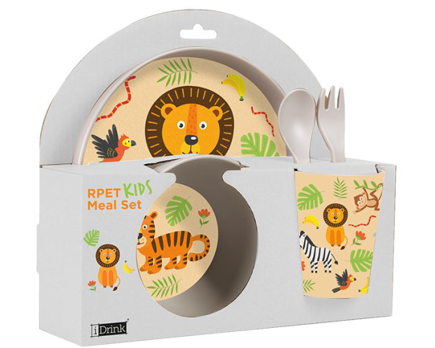 I-DRINK Geschirrset Animals ID5301D 5-teilig