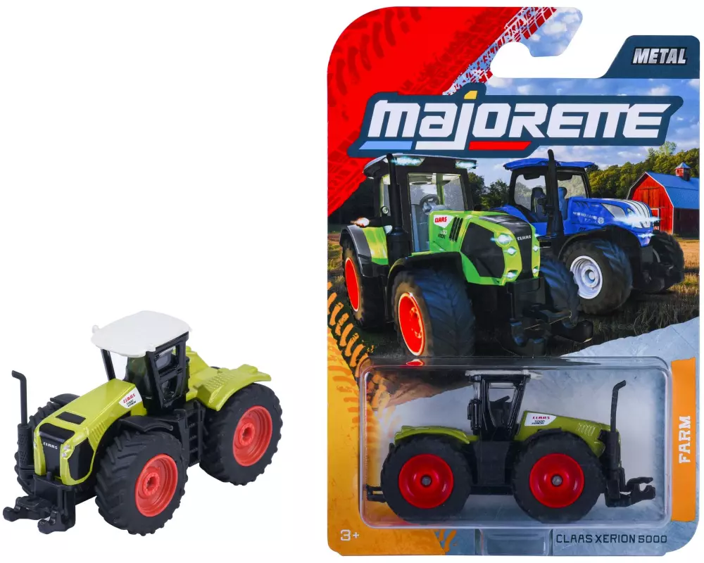 Majorette Farm Premium Claas Xerion 5000, grün grün 7 cm