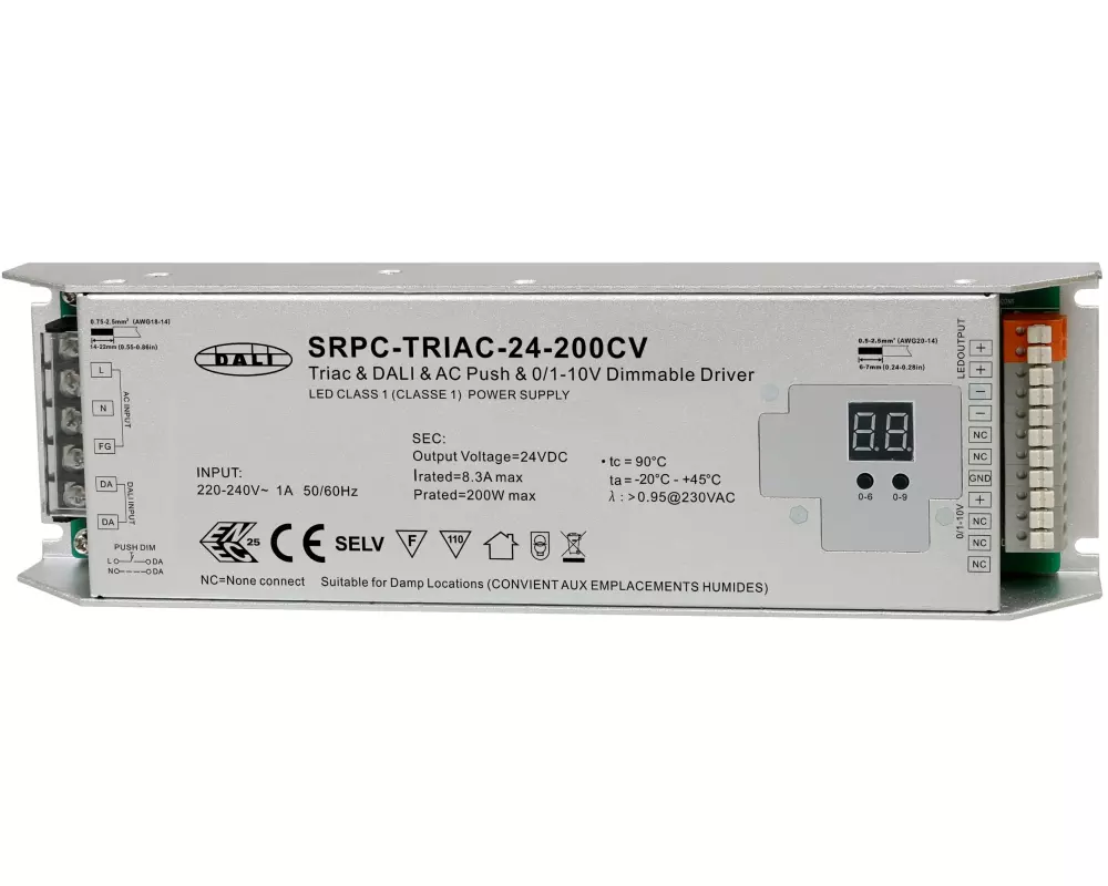 Sunricher LED Treiber SRP-TRIAC, 200W, dimmbar Singel Color