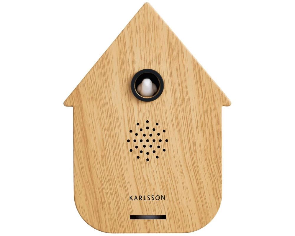 KARLSSON Sound Box Modern Cuckoo Helles Holz