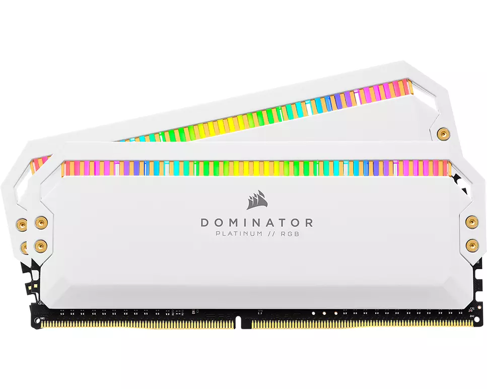 DOMINATOR PLATINUM RGB DDR5 5200 64GB (2x32GB) White