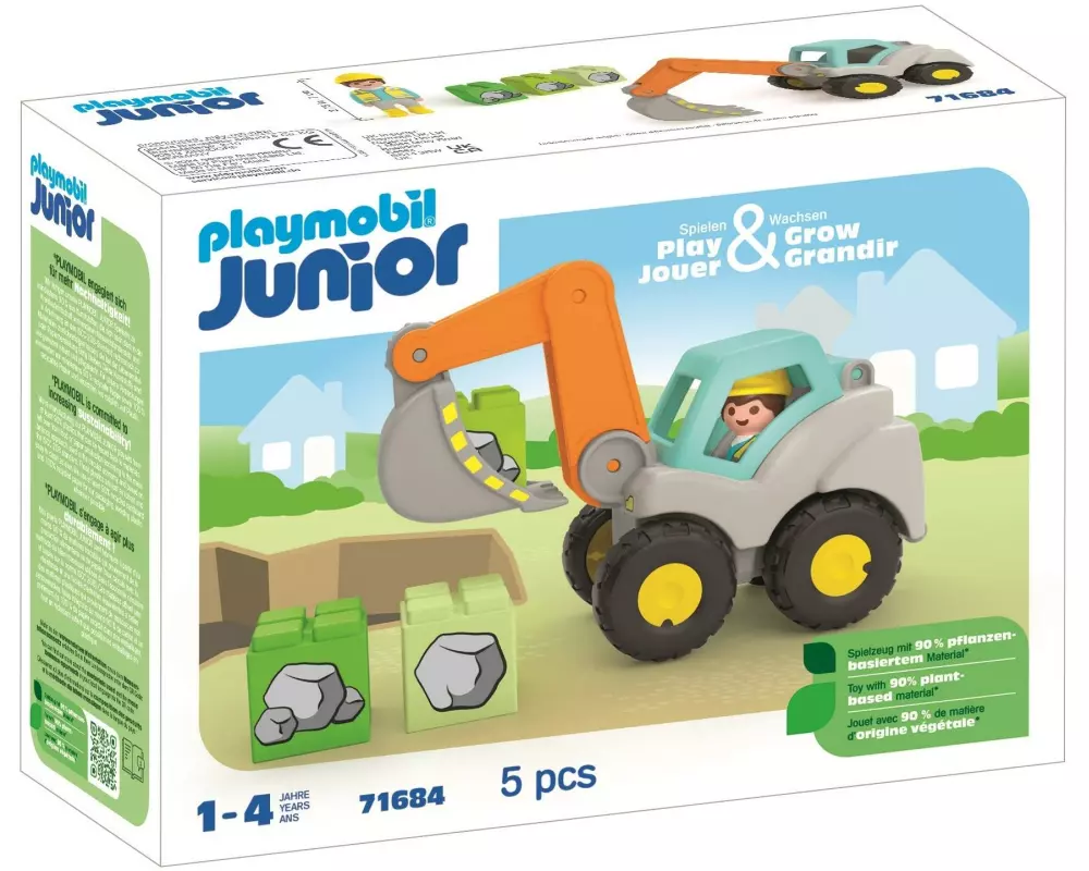 Playmobil Junior Schaufelbagger 71684