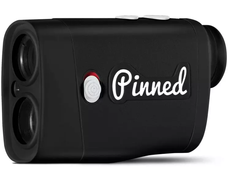 Pinned Golf-Entfernungsmesser Schwarz