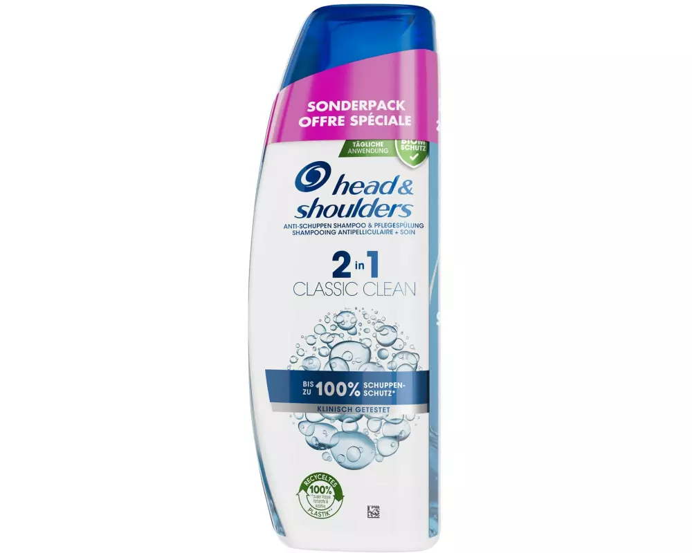 head and shoulders Shampoo Anti-Schuppen 2in1 classic clean 2 x 250 ml