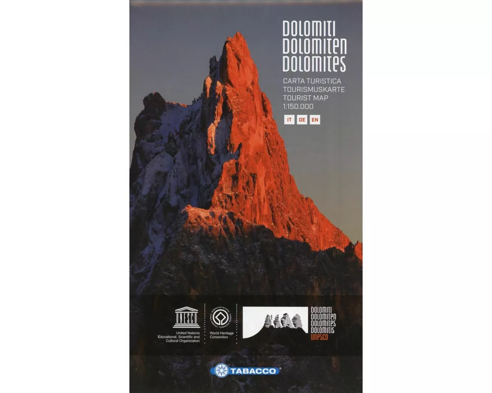 Dolomiti. Carta turistica 1:150.000. Ediz. italiana, tedesca e inglese