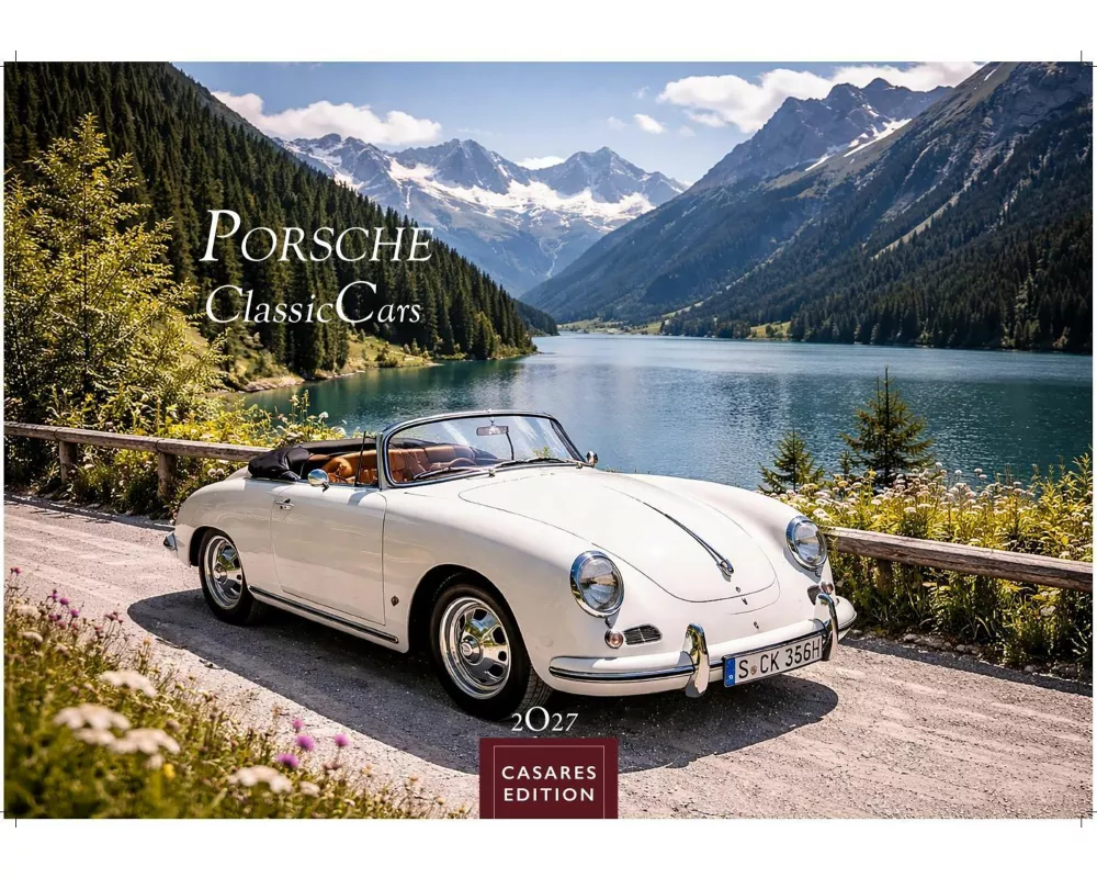 Porsche Classic Cars Kalender 2027 - Wandkalender | Fotokalender Oldtimer 24x35cm - Porsche Oldtimer - Zeitloser klassischer Luxus