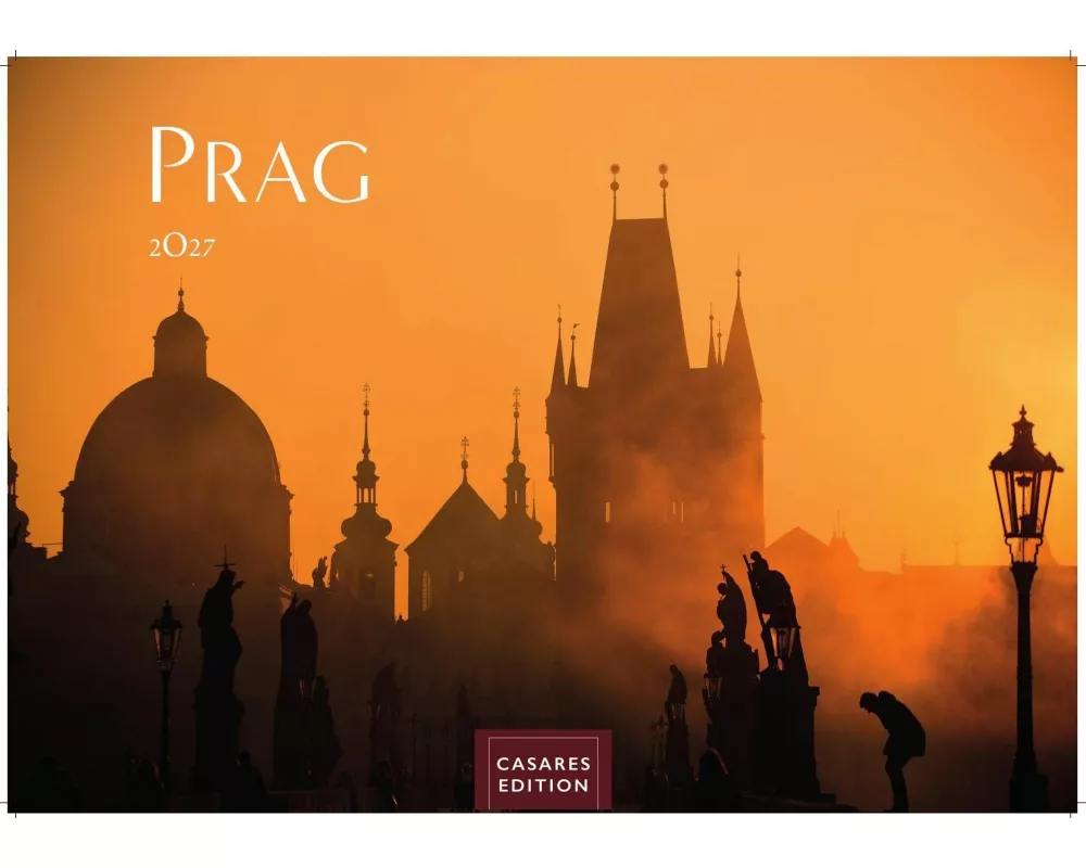 Prag Kalender 2027 - Wandkalender | Fotokalender 24x35cm - Hochwertige Fotos von Prags bekanntesten Bauwerken, historischen Plätzen und malerischen Ec
