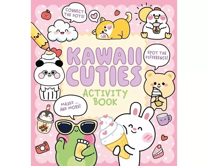 Kawaii Cuties Activity Book