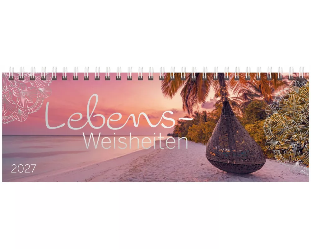 Tischquerkalender Trend Lebensweisheiten 2027