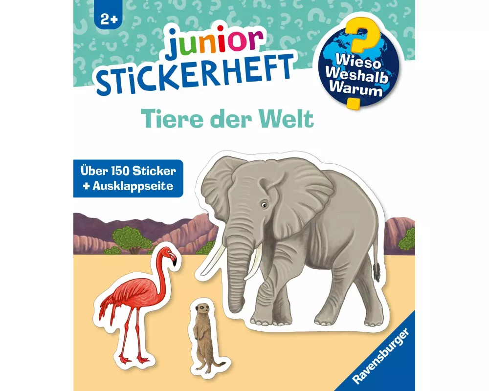 Wieso? Weshalb? Warum? junior Stickerheft - Tiere der Welt
