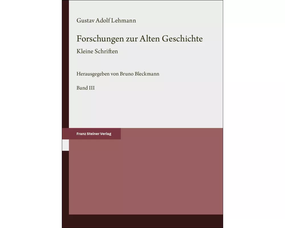 Forschungen zur Alten Geschichte. Bd. 3