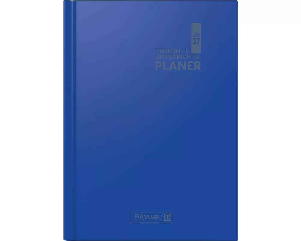 Termin- & Unterrichtsplaner 2026/2027 | A4, Kunststoff, blau
