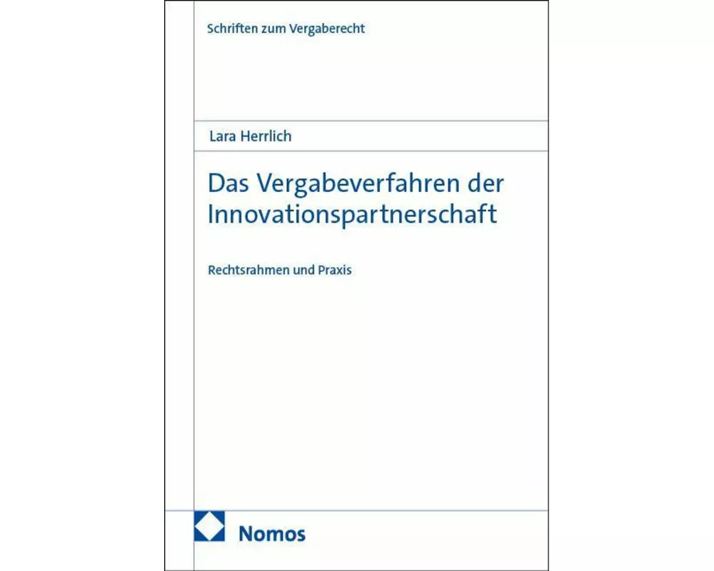 Das Vergabeverfahren der Innovationspartnerschaft