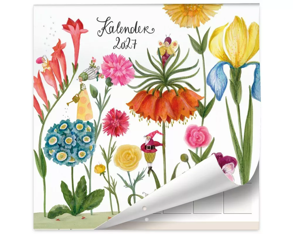 Broschürenkalender Blumen 2027