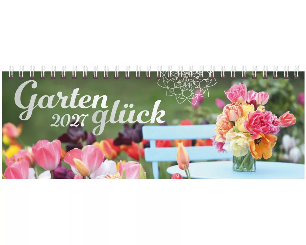 Tischquerkalender Gartenglück 2027
