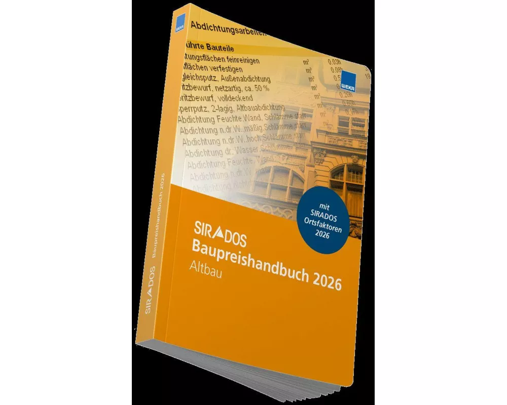 SIRADOS Baupreishandbuch Altbau 2026