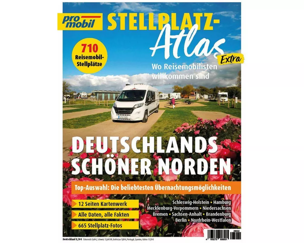 promobil Stellplatz-Atlas 02/2026
