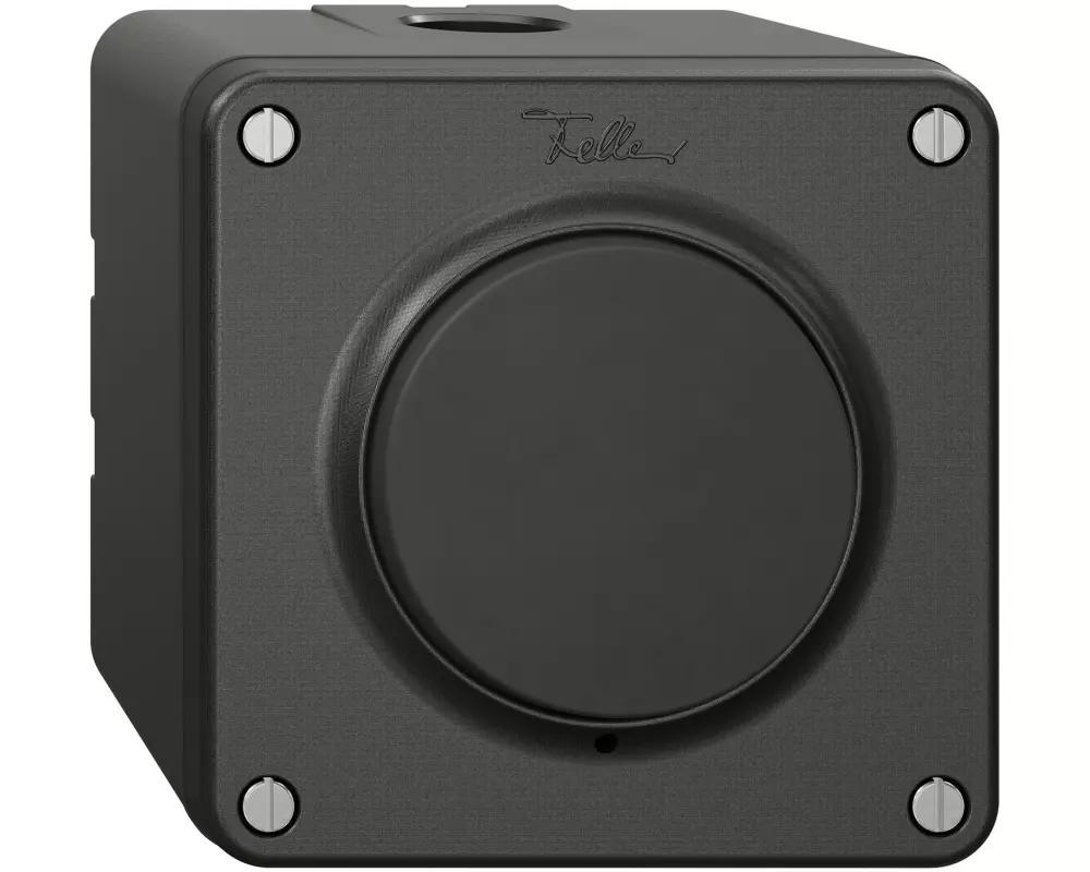 Feller EDIZIOdue Druckschalter NEVO AP, Schwarz