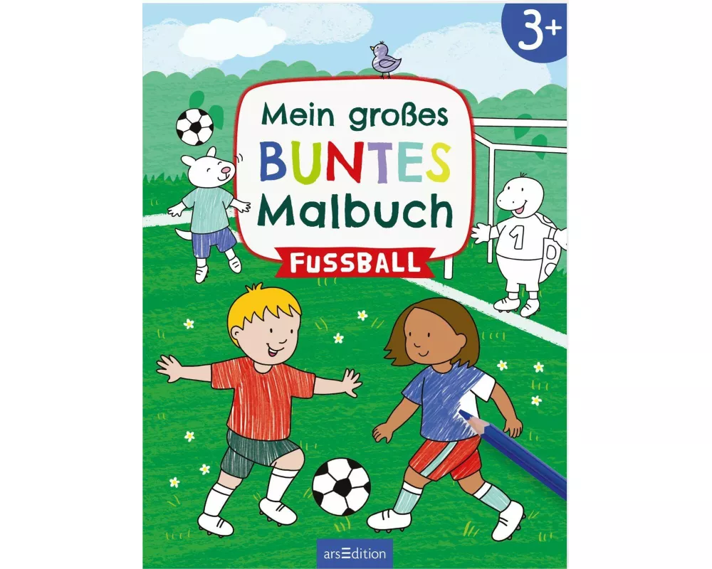 Mein großes buntes Malbuch – Fußball
