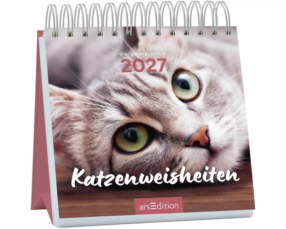 Mini-Wochenkalender Katzenweisheiten 2027