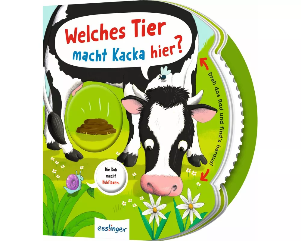 Dreh das Rad und find´s heraus!: Welches Tier macht Kacka hier?