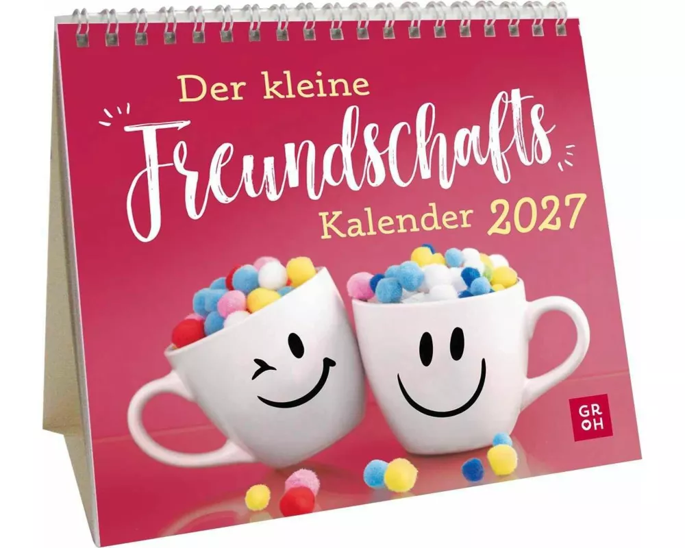 Mini-Kalender 2027: Der kleine Freundschaftskalender