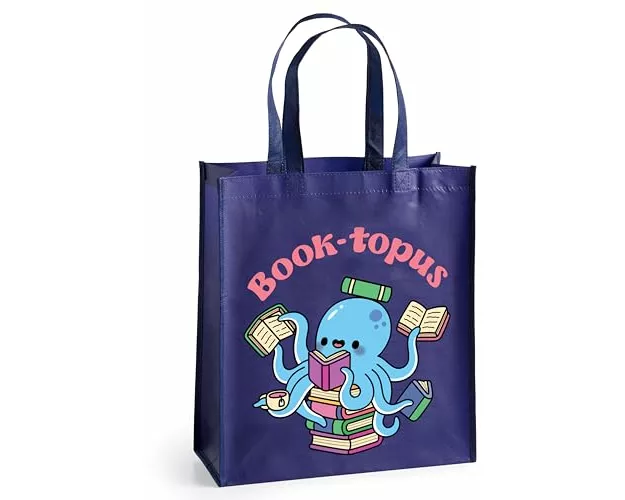 Book-topus Reusable Shopping Bag