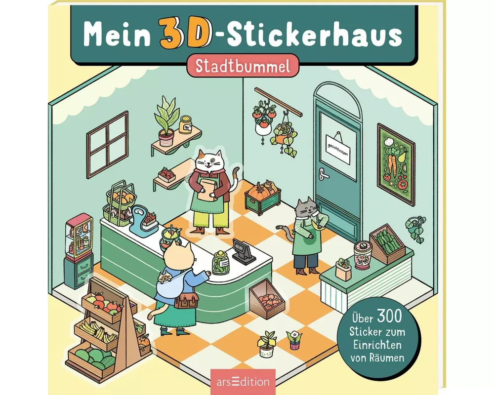 Mein 3D-Stickerhaus – Cozy Stadtbummel