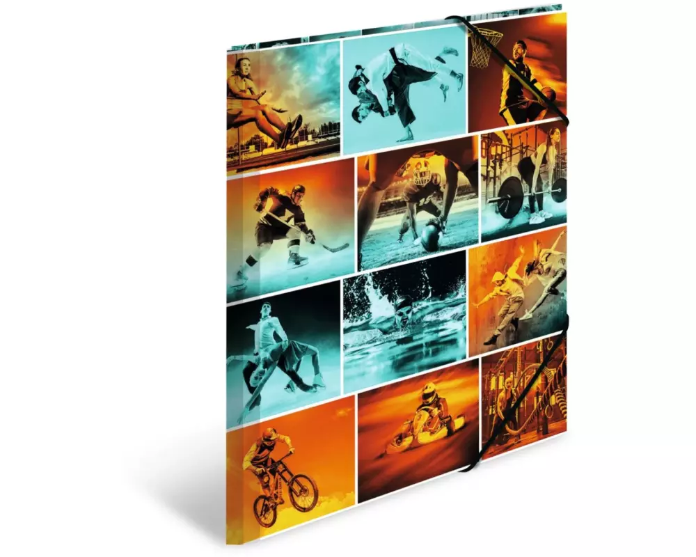 HERMA Gummibandmappe A3 Sports, Polypropylen, mit Innendruck
