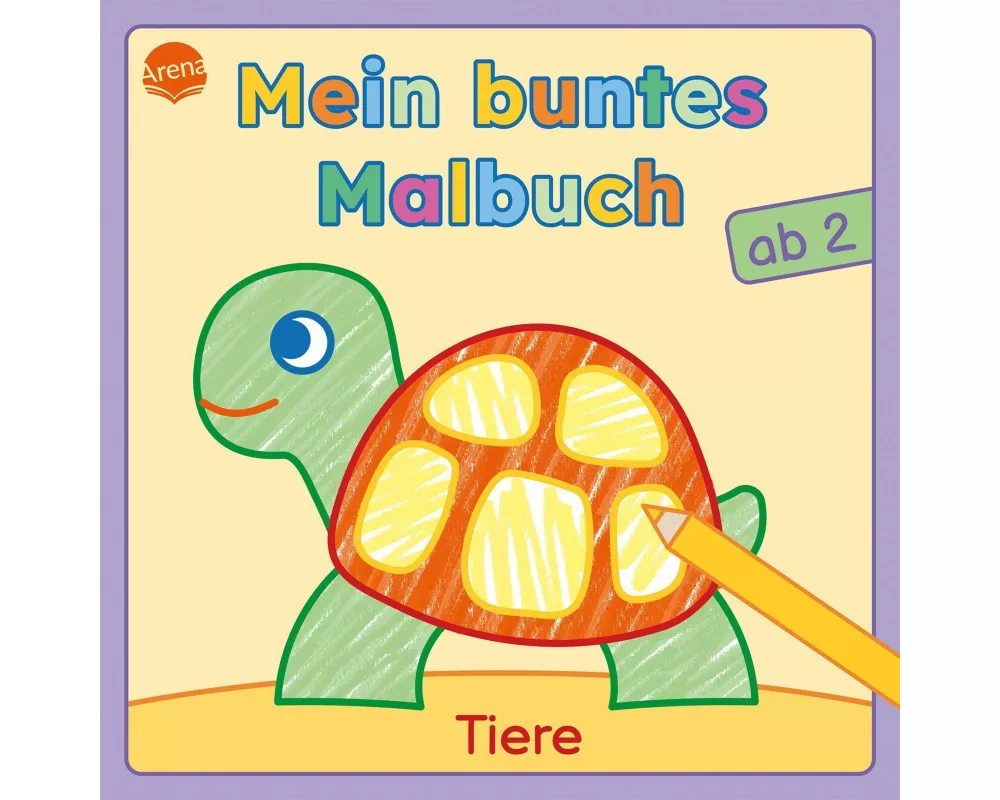 Mein buntes Malbuch ab 2. Tiere