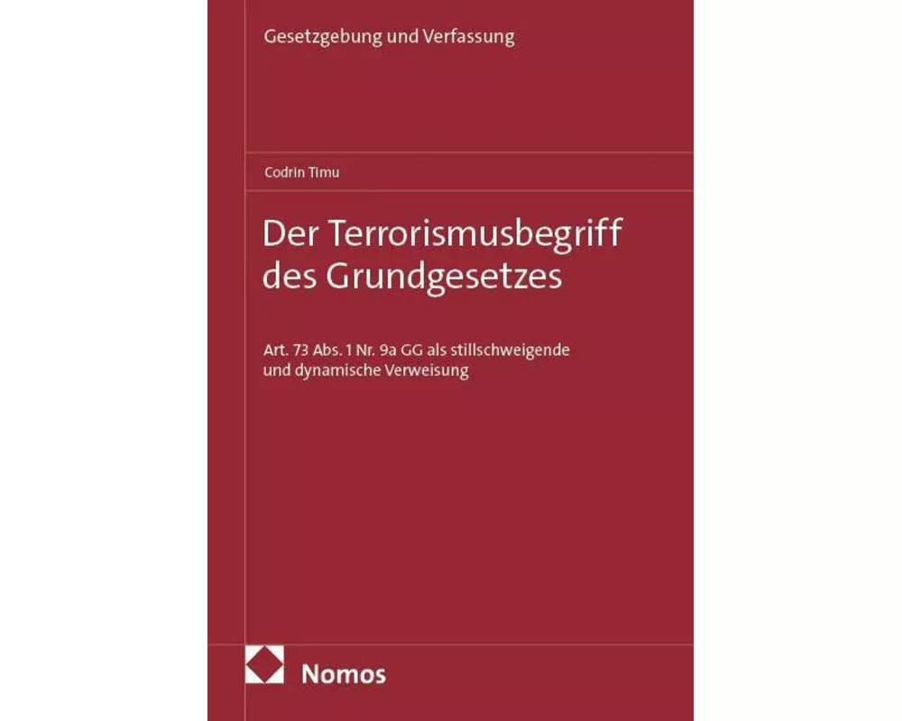 Der Terrorismusbegriff des Grundgesetzes