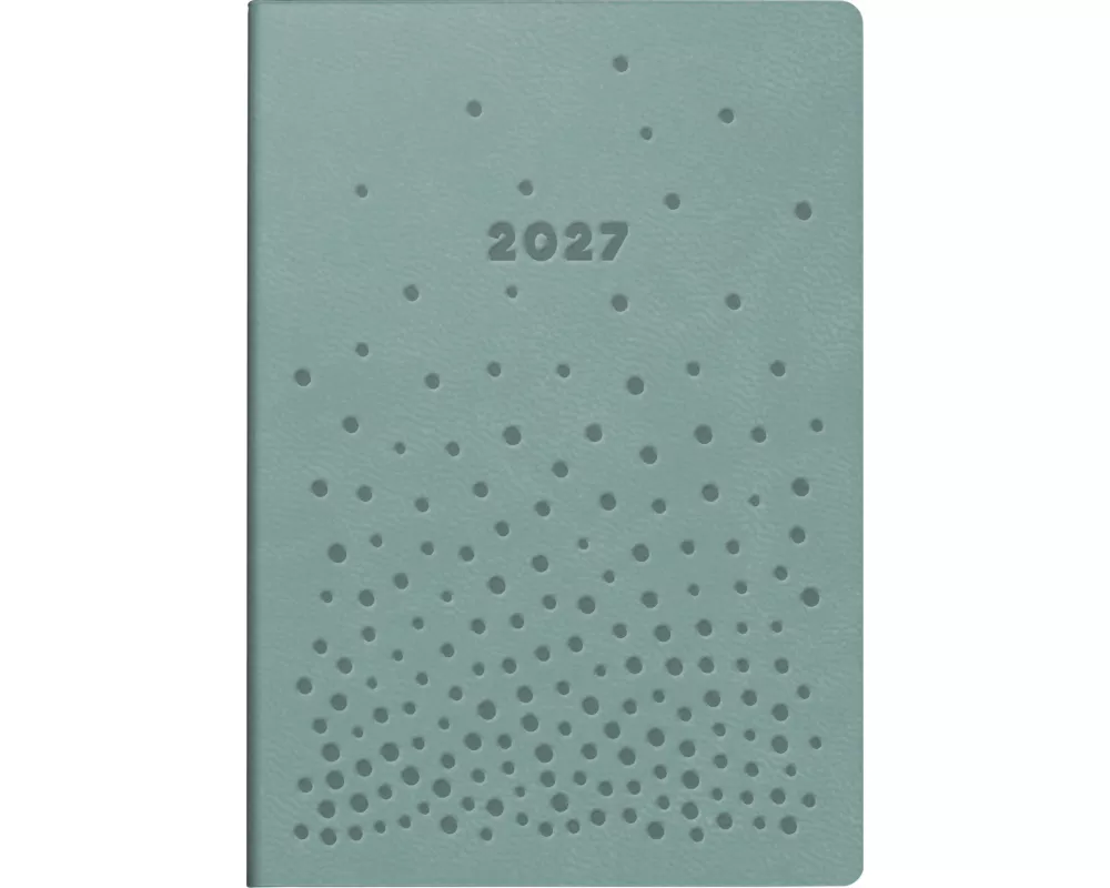 rido/idé 7011055047 Taschenkalender Mod. partner/Industrie I 2027 "Dots" A7, Kunstleder