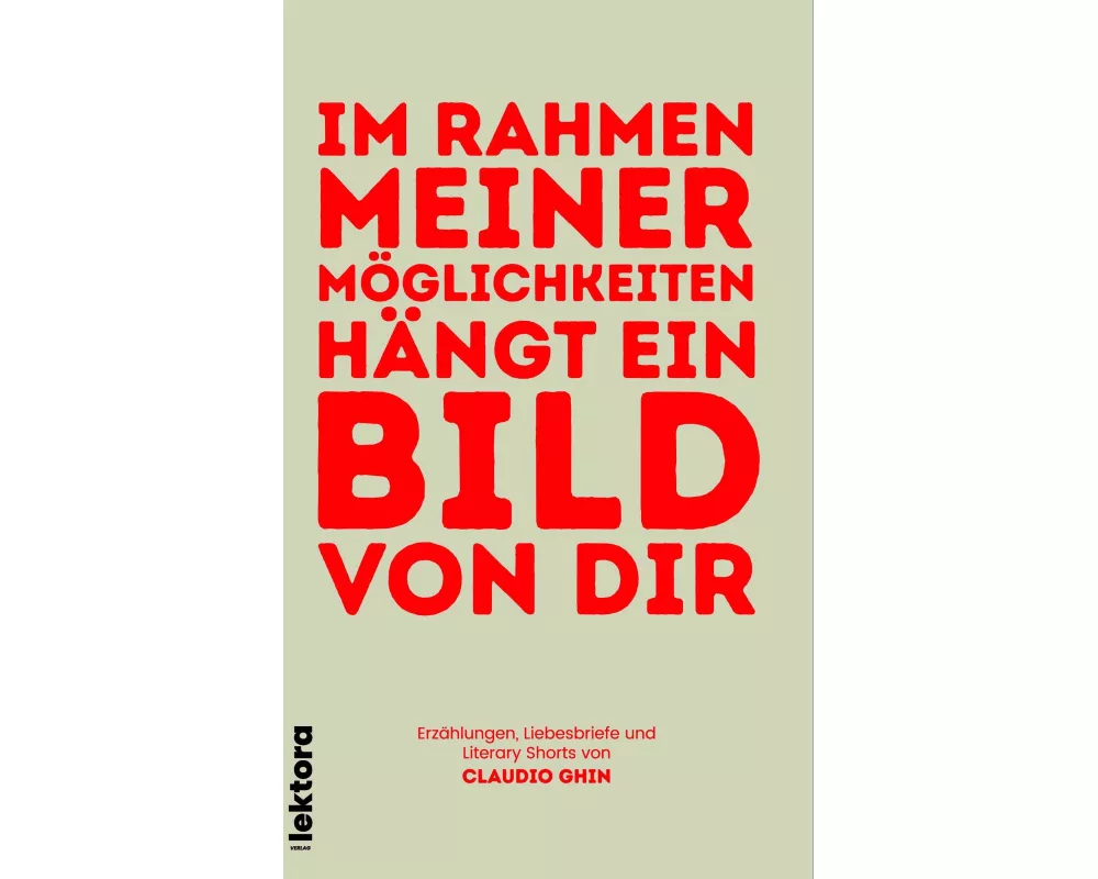 Im Rahmen meiner Möglichkeiten hängt ein Bild von dir
