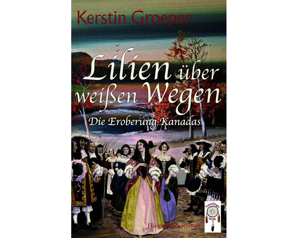 Lilien über weißen Wegen