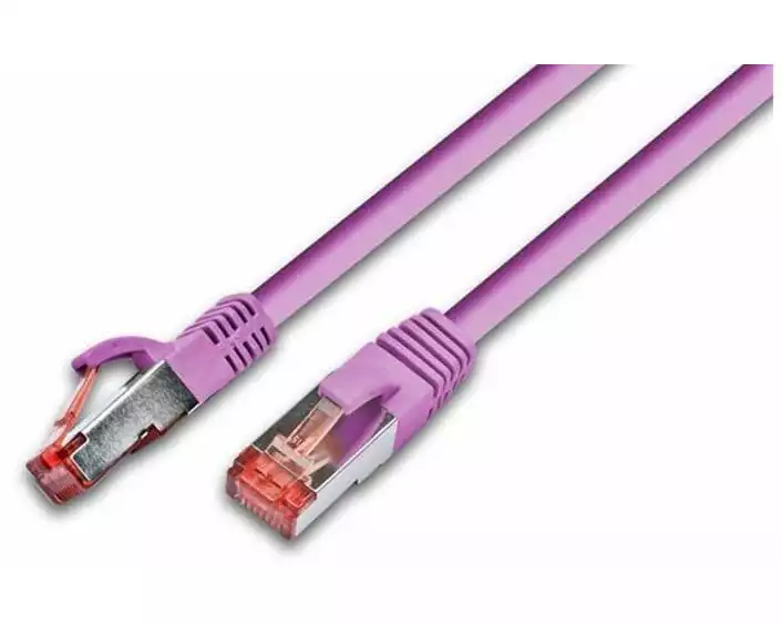 Wirewin Patchkabel RJ-45 - RJ-45, Cat 6, S/FTP, 70 m, Pink