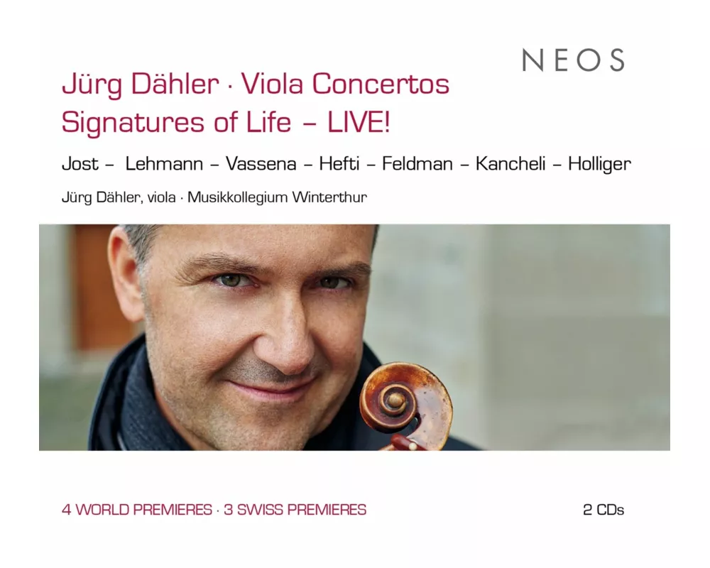 Jürg Dähler ú Viola Concertos - Signatures of Life