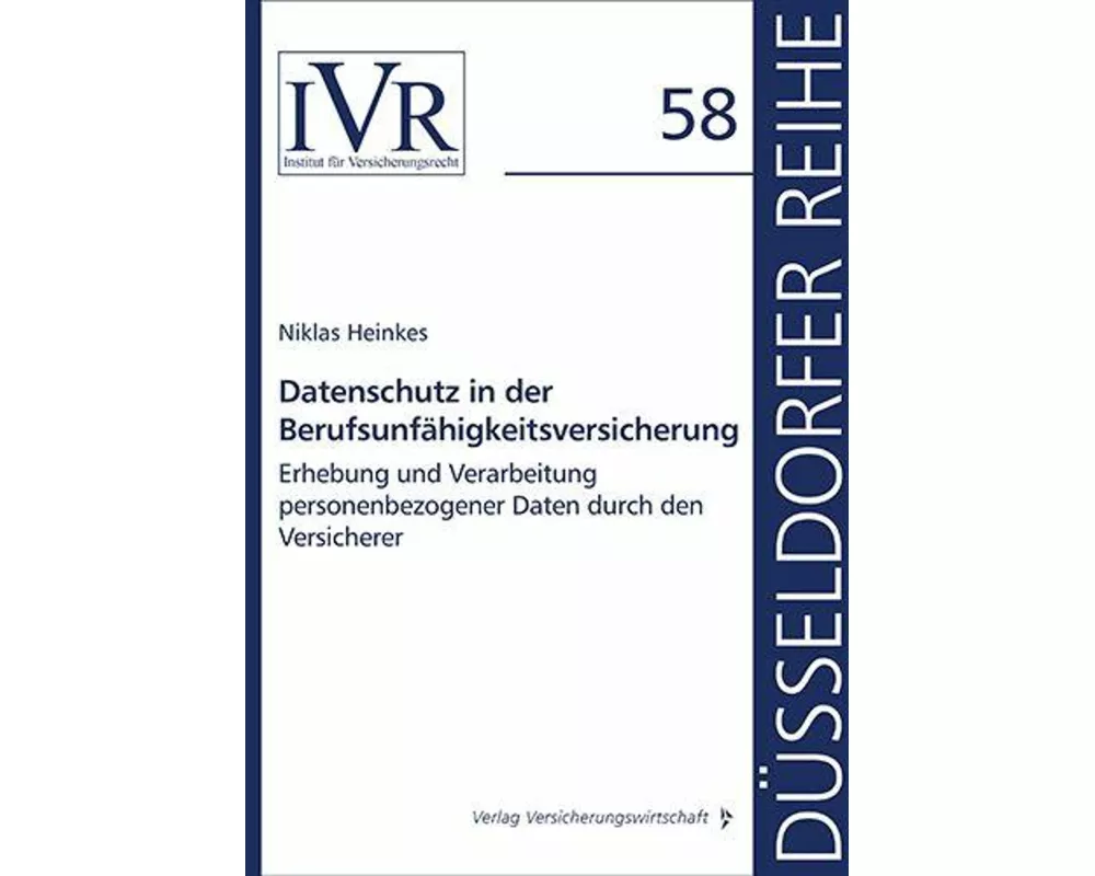 Datenschutz in der Berufsunfähigkeitsversicherung