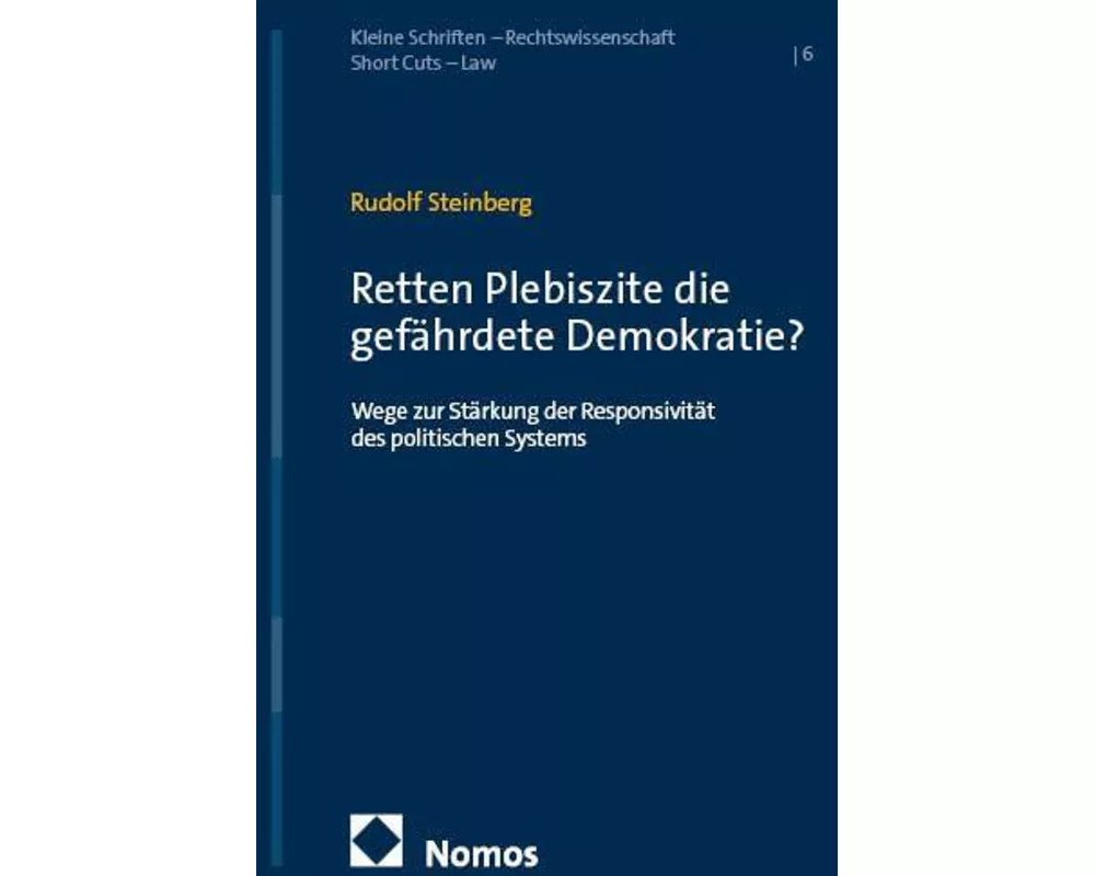 Retten Plebiszite die gefährdete Demokratie?