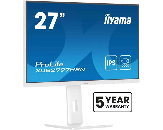 iiyama ProLite XUB2797HSN-W2 PC Flachbildschirm 68,6 cm (27") 1920 x 1080 Pixel Full HD LED Weiß