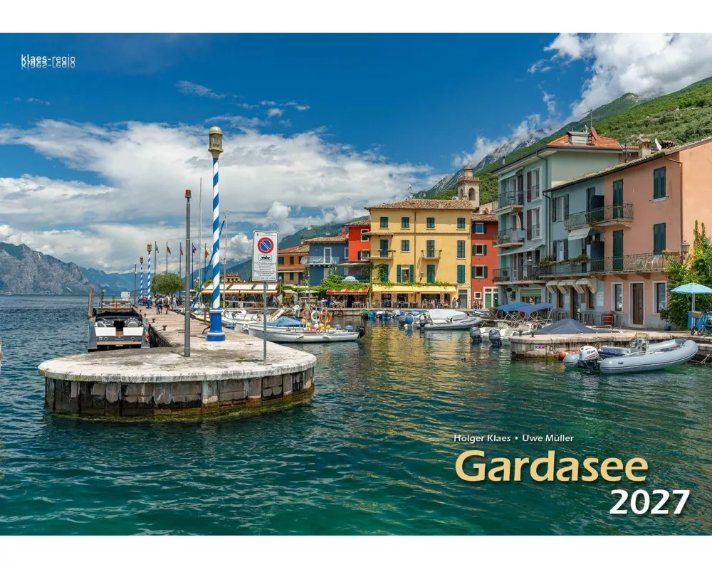 Gardasee 2027 Bildkalender A3 cm quer, spiralgebunden