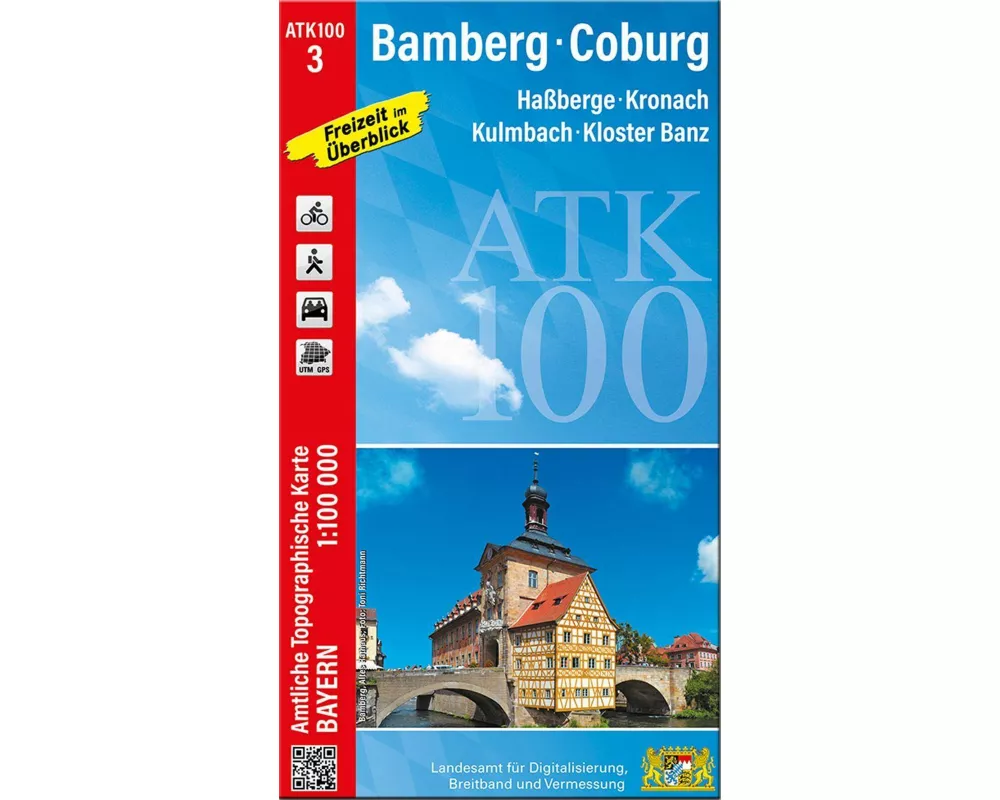 ATK100-3 Bamberg - Coburg (Amtliche Topographische Karte 1:100000)
