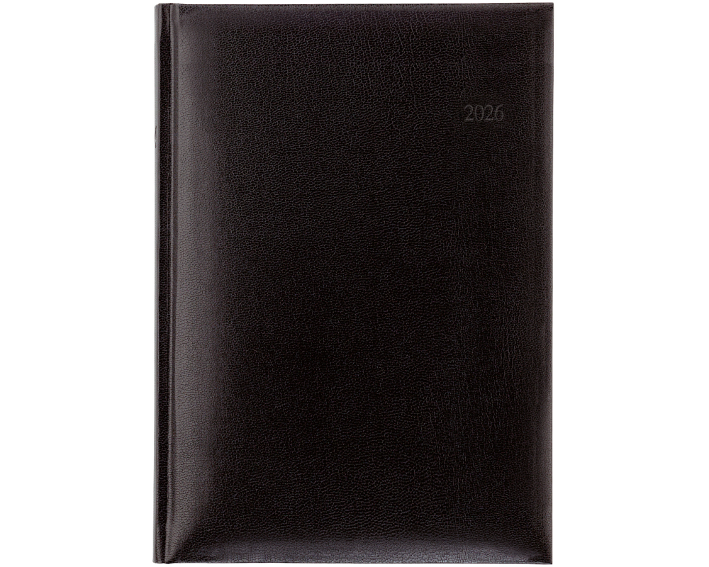 BIELLA Geschäftsagenda Budget 2026 809801020026U 1T/1S schwarz ML 14.5x20.5cm