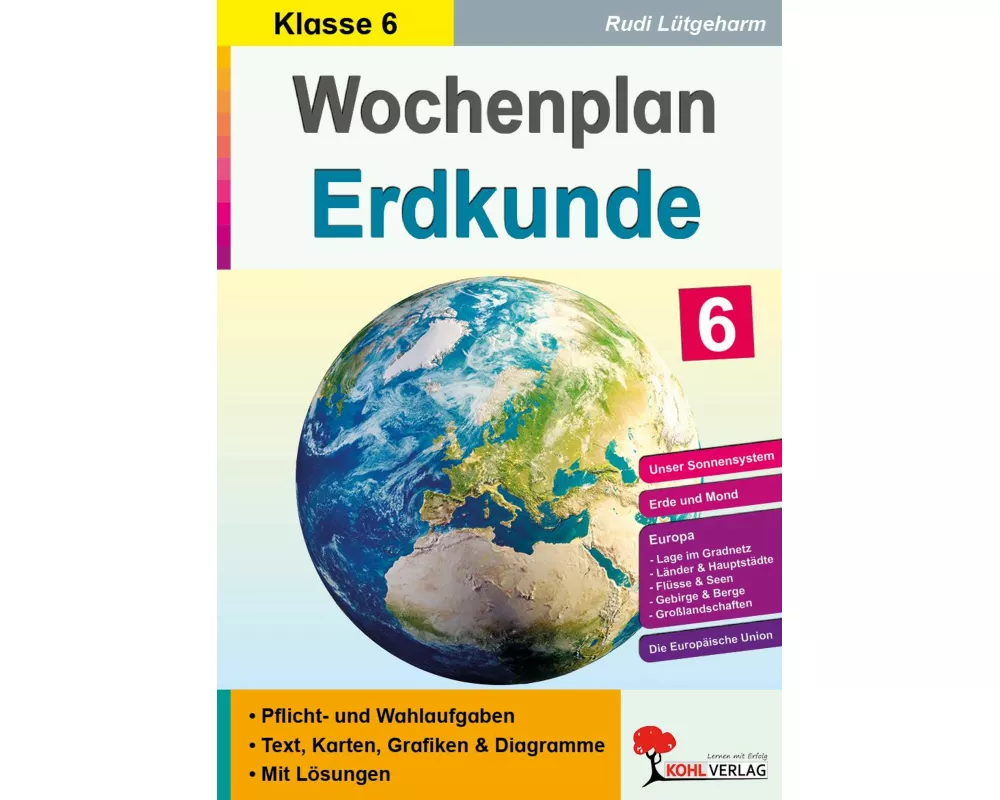 Wochenplan Erdkunde / Klasse 6