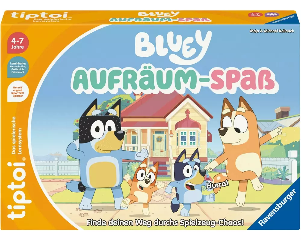 tiptoi Spiel Bluey Aufräum Spass